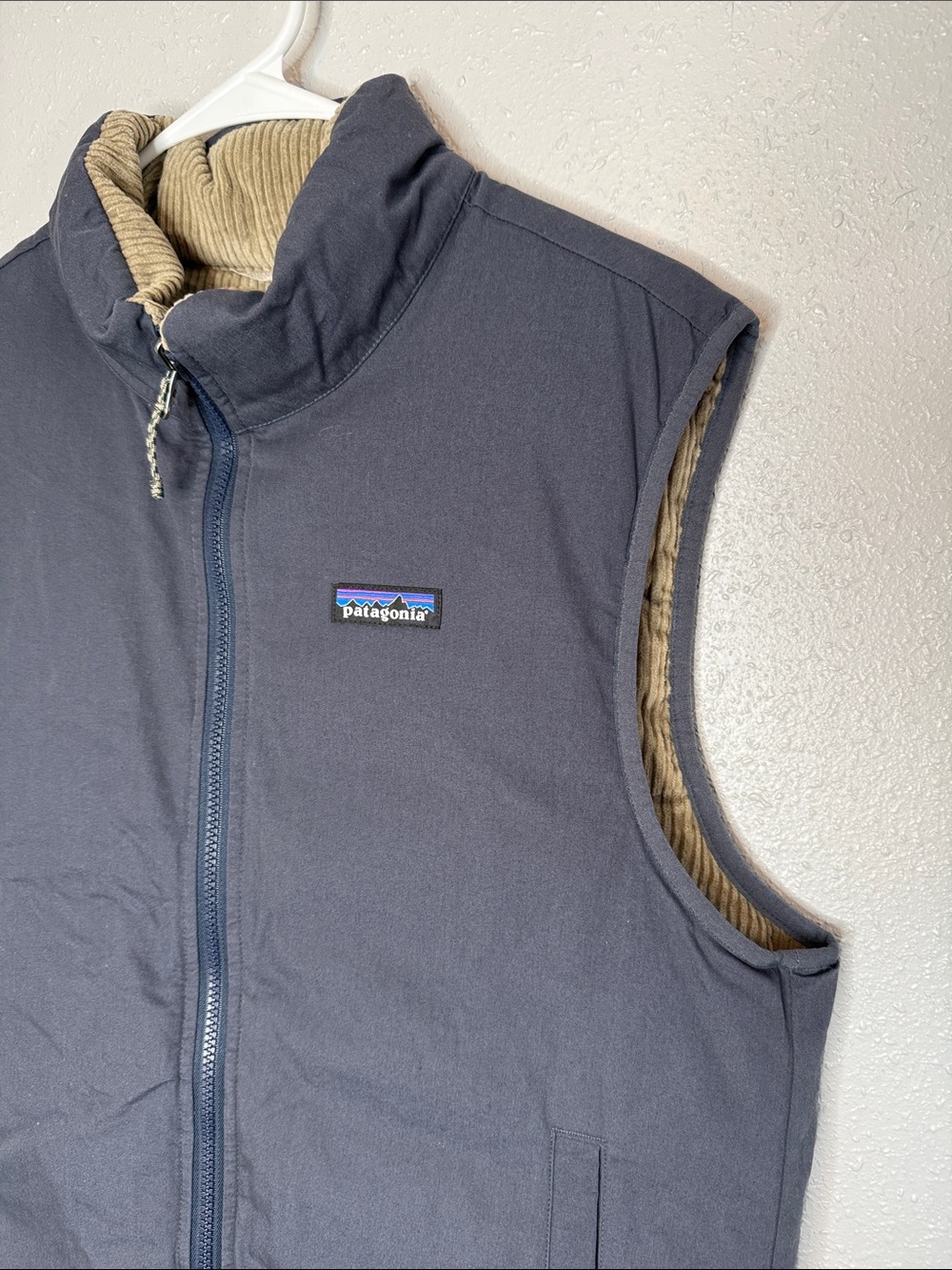 Patagonia Reversible Cotton Down Vest Unisex Medium - Picture 3 of 6